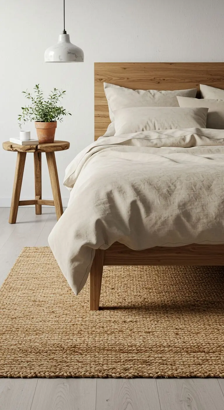 15 Beautiful Earthy Bedroom Decor Ideas for a Natural Look 3 Bring in Natural Wooden Furniture