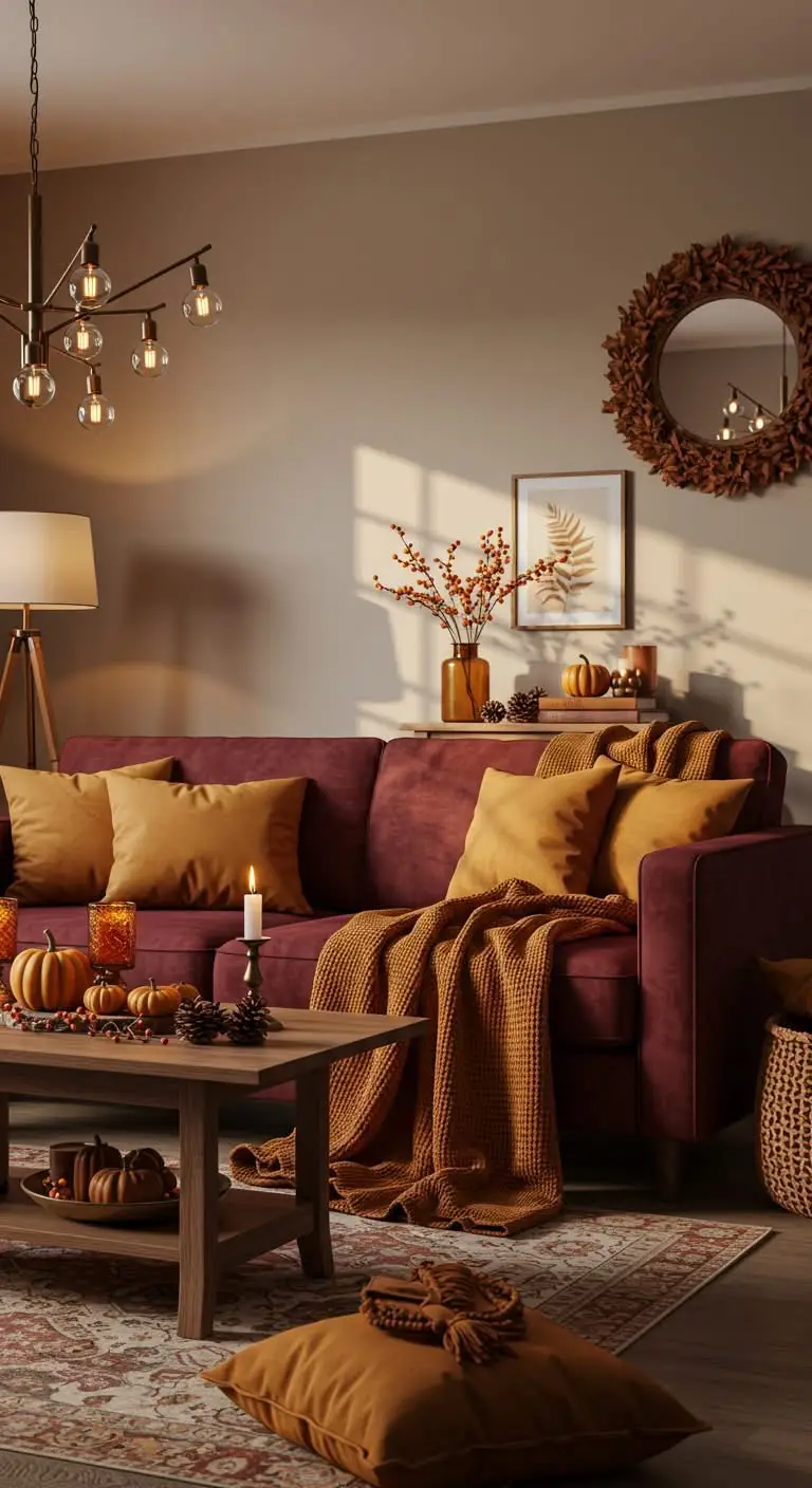 13 Ways to Create a Cozy Fall Sanctuary at Home 4 1. Layer Textures for That Fall Warmth