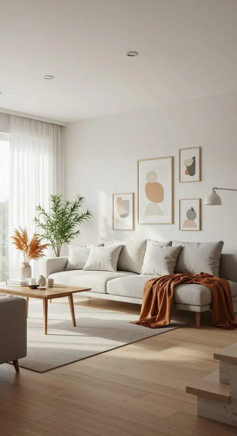 15 Stylish Minimalist Living Room Ideas 3 1. Neutral Color Palette