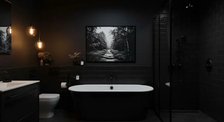 Bold Dark Bathroom Ideas