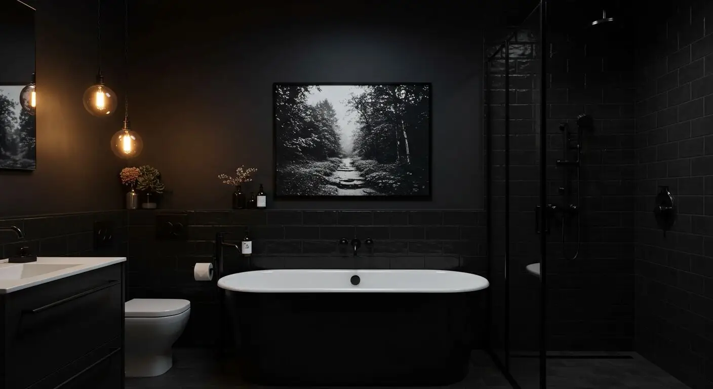 Bold Dark Bathroom Ideas