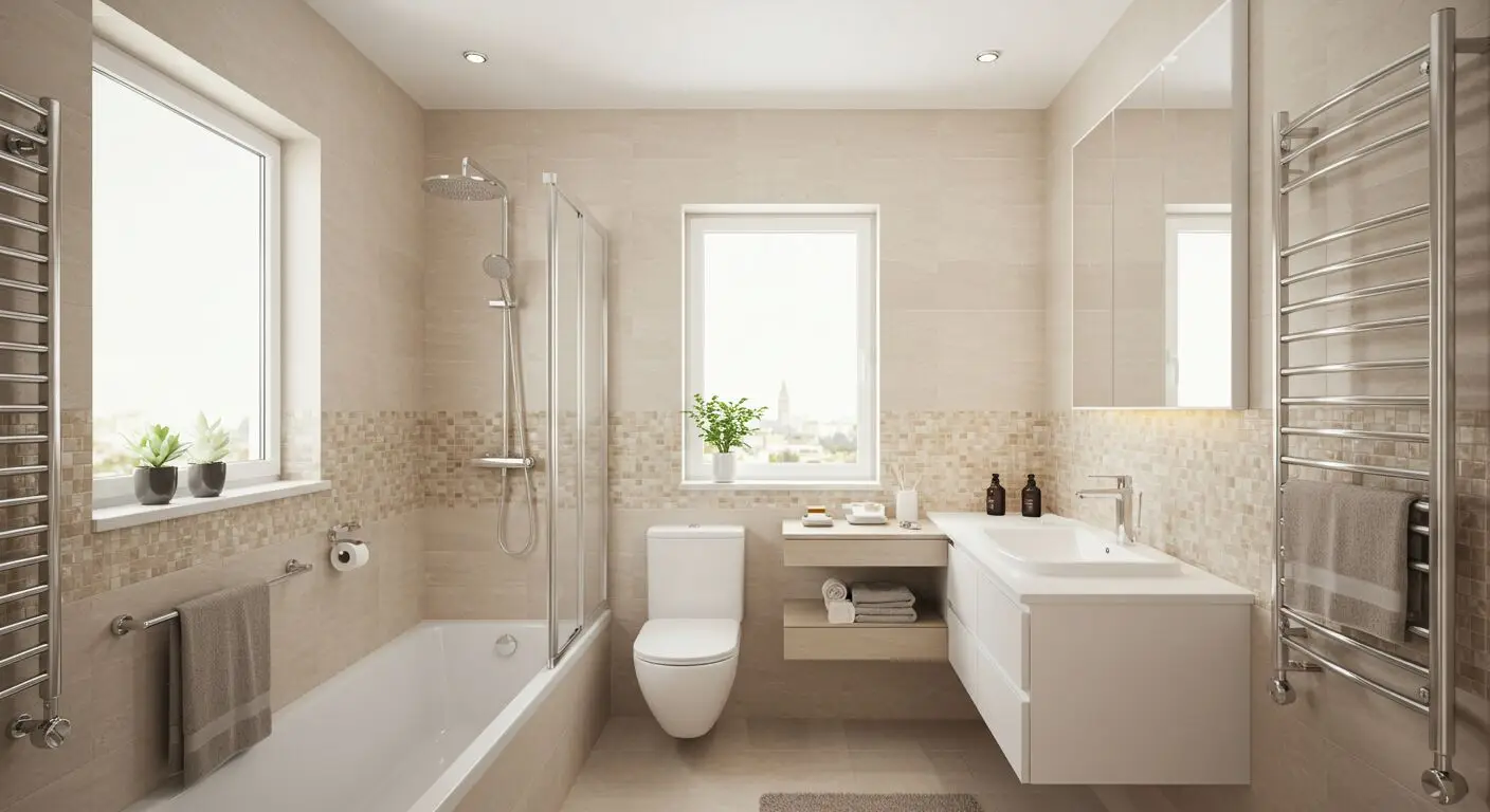 Small Beige Bathroom Ideas