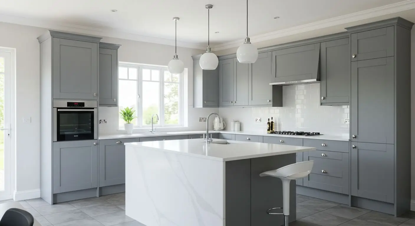 Grey and White Kitchen Ideas