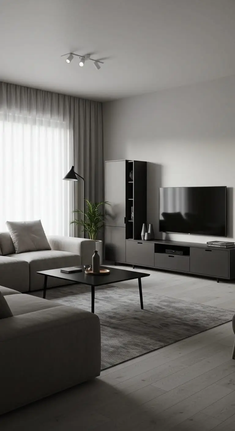 15 Stylish Minimalist Living Room Ideas 4 2. Functional Furniture