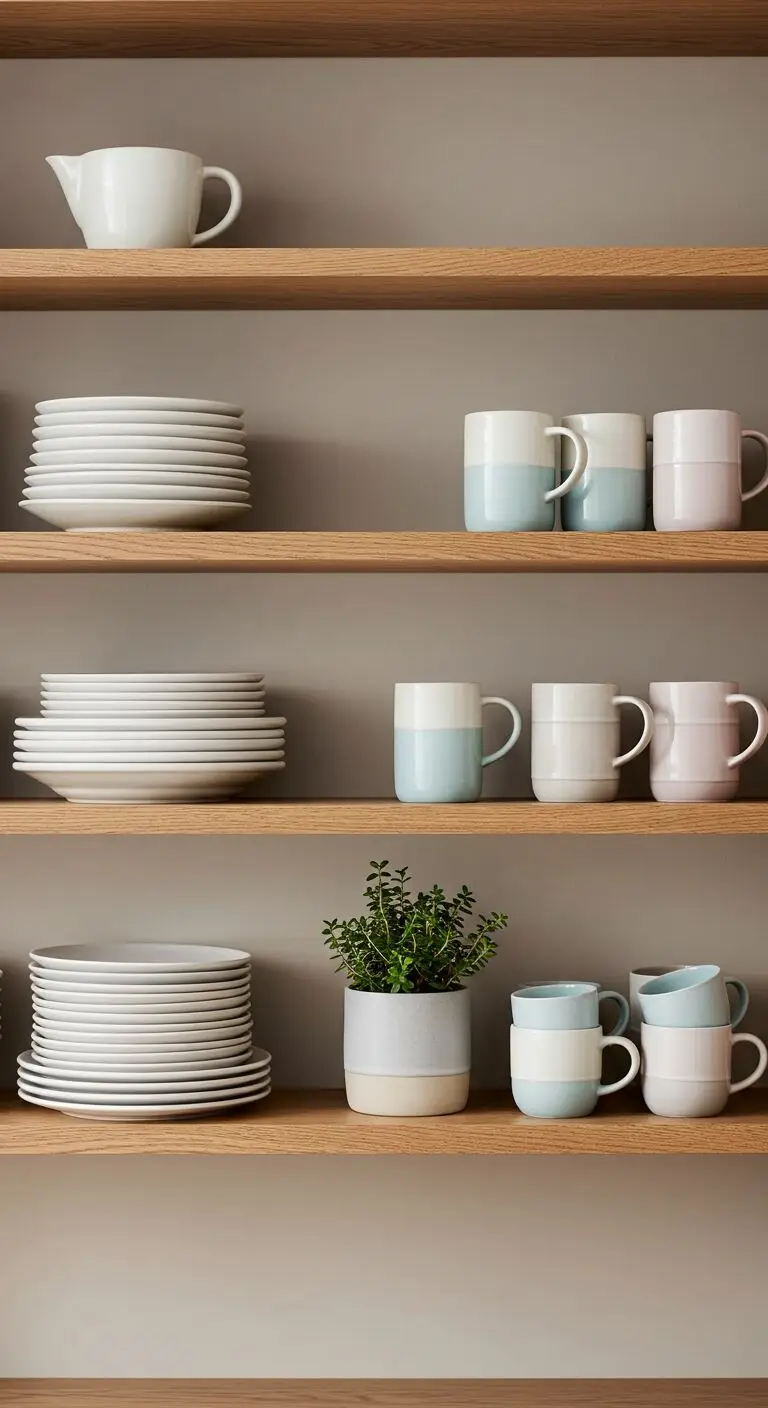 17 Farmhouse Kitchen Decor Ideas for a Rustic Touch 4 2. Install Open Shelving