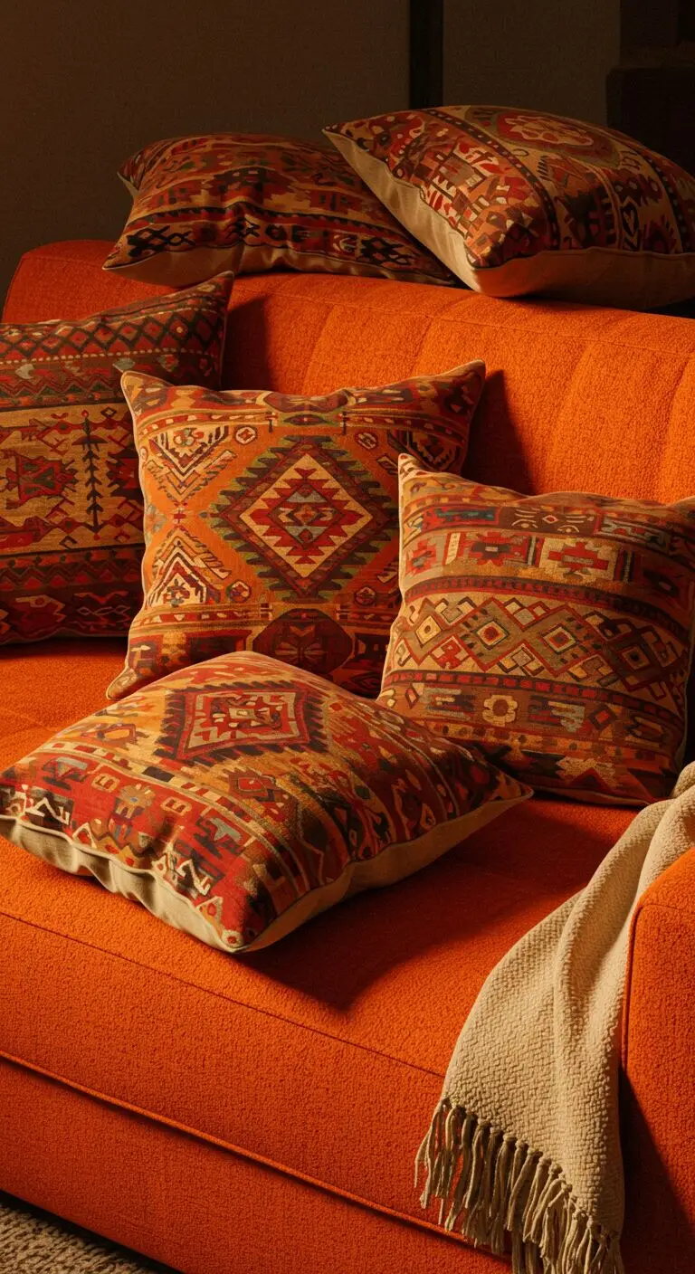 13 Unique Hobo Patterns for a Boho-Chic Look 4 2. Tribal-Inspired Pillows