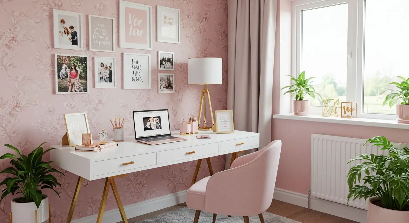 Feminine Home Office Ideas