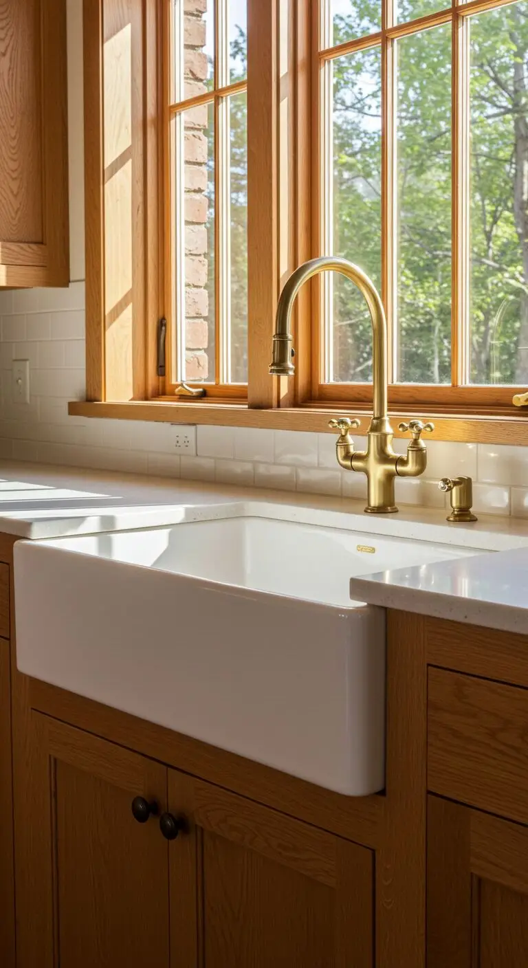 17 Farmhouse Kitchen Decor Ideas for a Rustic Touch 6 4. Add a Farm Sink