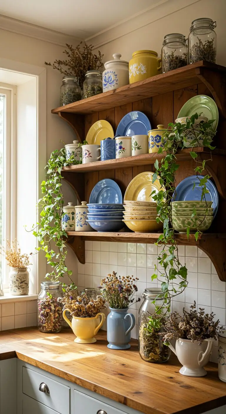 15 Spanish Mediterranean Kitchen Ideas for a Stylish Upgrade 6 Create Open-Shelving Magic