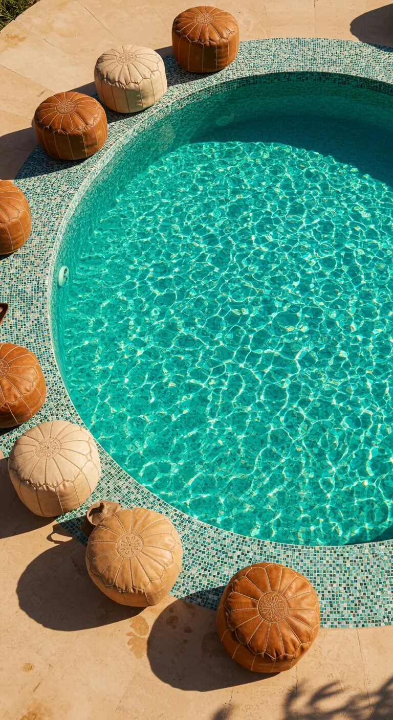17 Small Backyard Pool Ideas for a Refreshing Escape 7 4. Experiment with Shapes