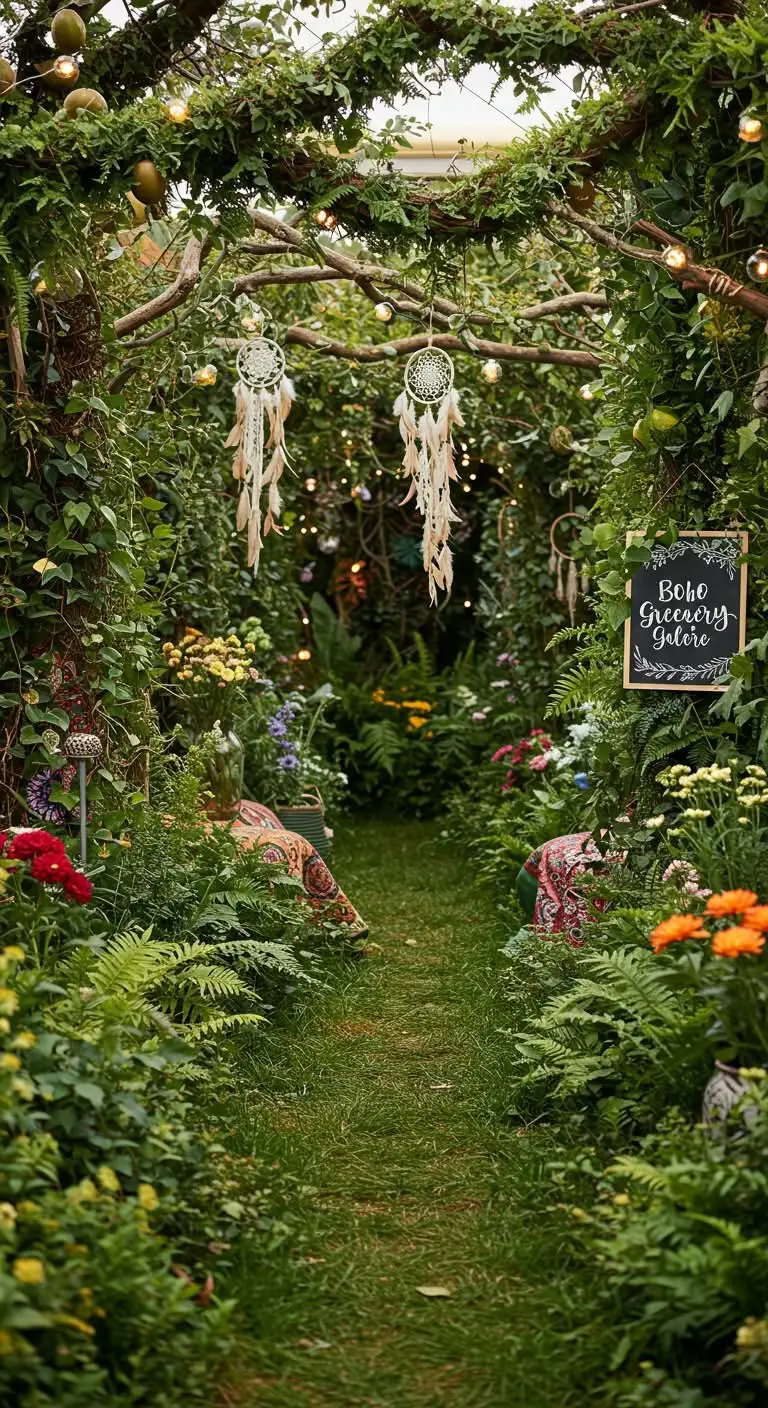13 Boho Entry Way Ideas to Welcome Guests in Style 7 4. Greenery Galore