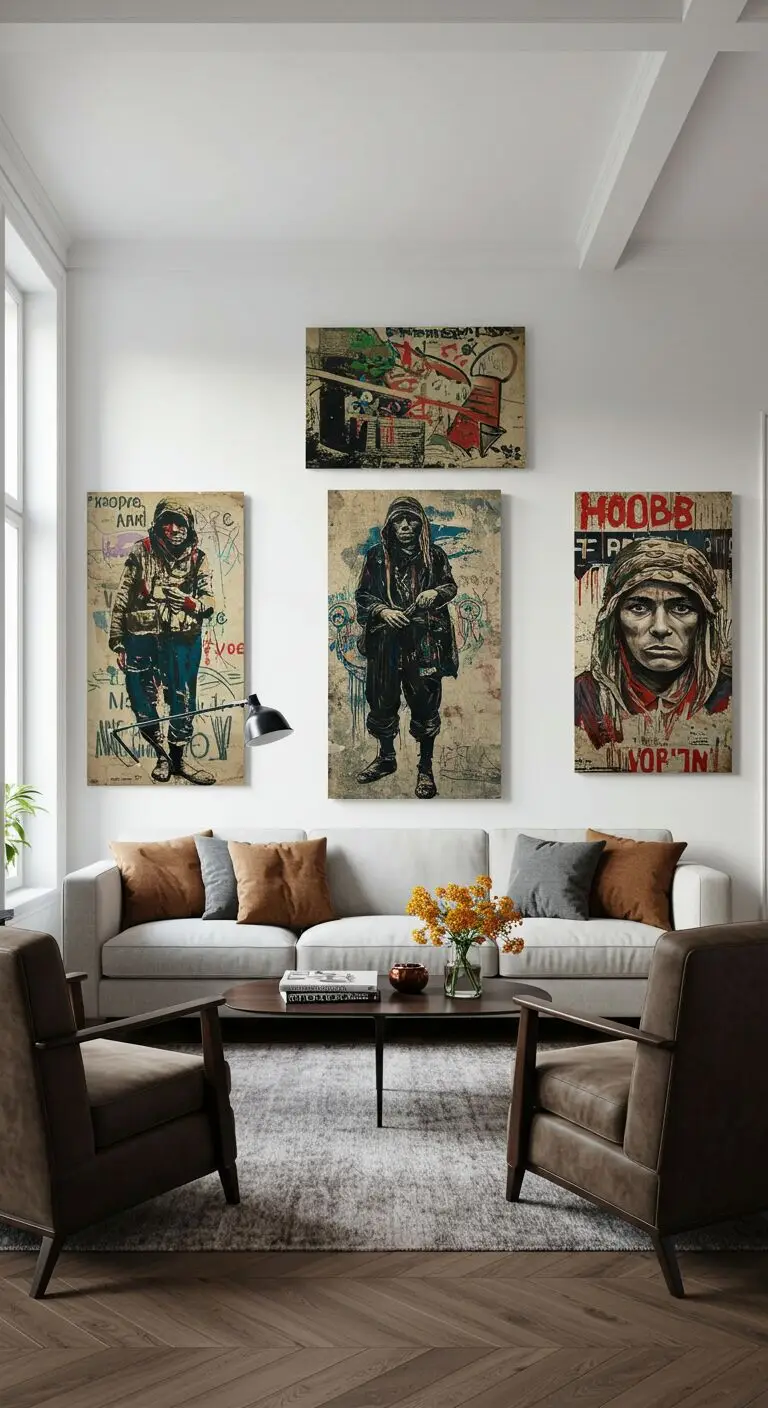 13 Unique Hobo Patterns for a Boho-Chic Look 6 4. Hobo-Centric Wall Art