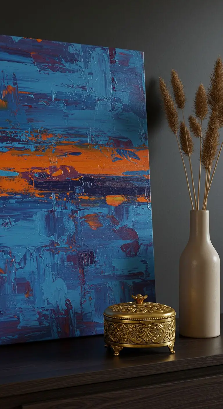 13 Shelf Styling Ideas to Elevate Your Decor 6 4. Incorporate Art