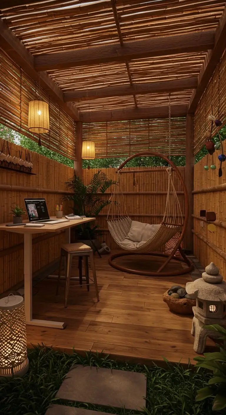 15 Creative Backyard Office Ideas for a Productive Space 6 4. Multi-Functional Outdoor Rooms