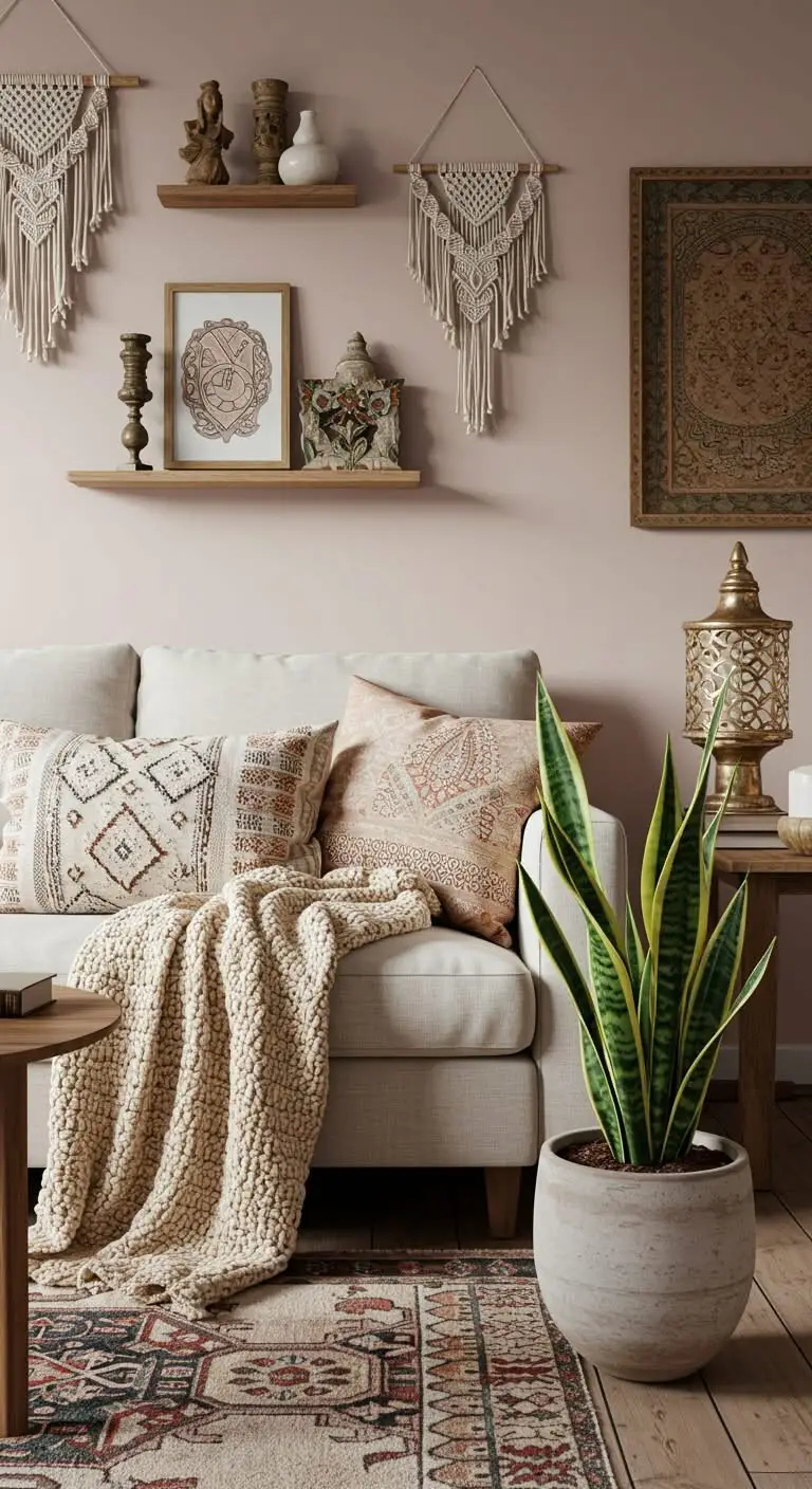 11 Best Boho Living Room Plants for a Lush Indoor Jungle 6 4. Snake Plant - Effortless Elegance