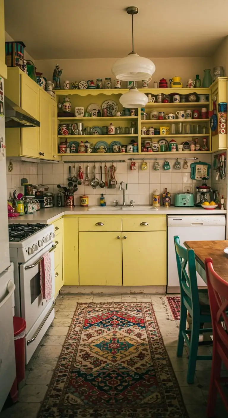 11 Eclectic Kitchen Decor Ideas for a Unique Space 6 4. Vibrant Color Accents