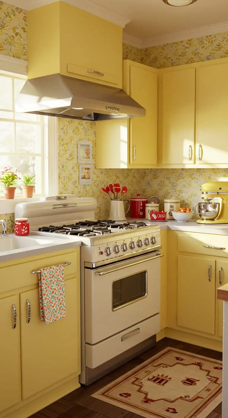 13 Perfect 1950s Kitchen Ideas for a Retro Touch 8 4. Vintage Kitchen Decor
