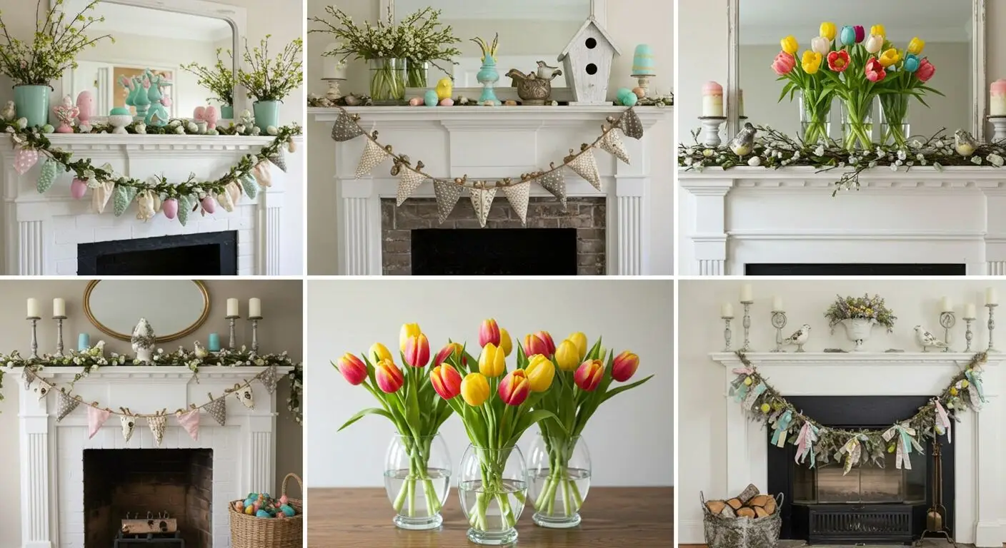 Spring Mantle Decorating Ideas