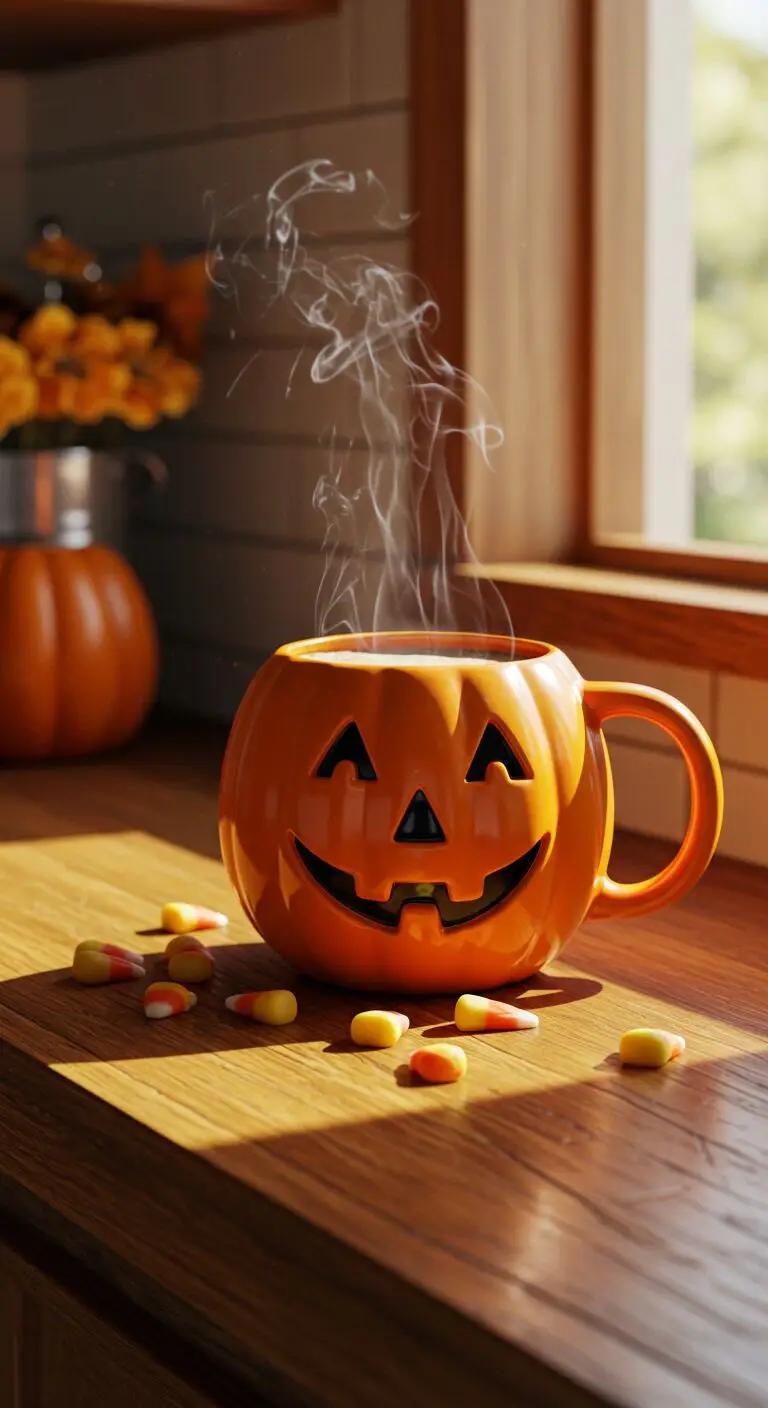13 Halloween Decor Ideas for Your Kitchen to Set the Spooky Mood 8 Go Big with Pumpkin-Themed Tableware
