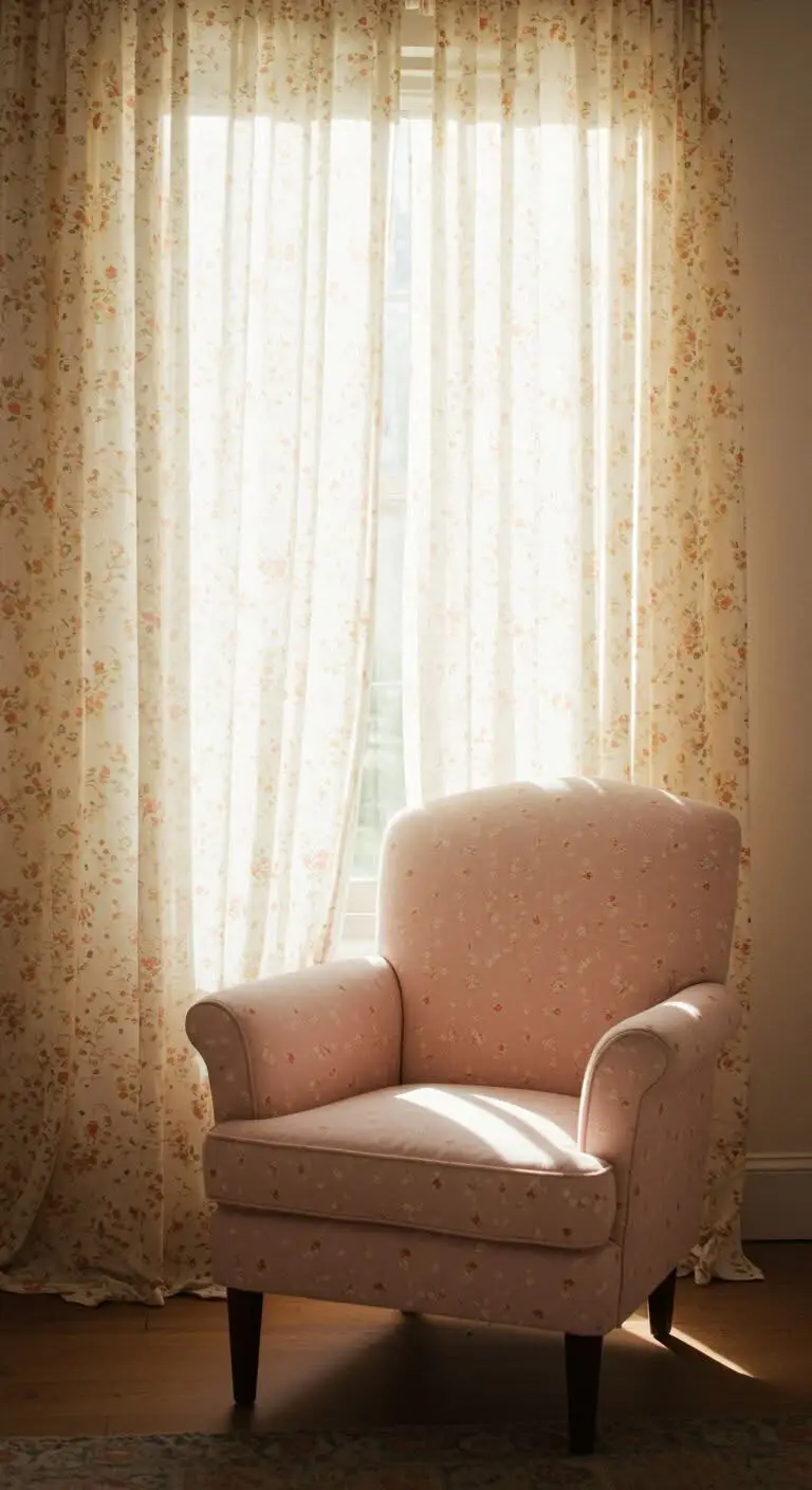 13 Charming Shabby Chic Living Room Ideas for a Cozy Space 6 5. Add Floral Prints with a Vintage Twist