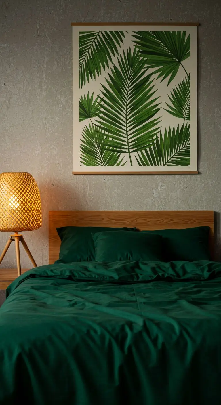 17 Green Boho Bedroom Ideas for a Refreshing Retreat 7 Bring the Outdoors Inside With Nature-Inspired Decor