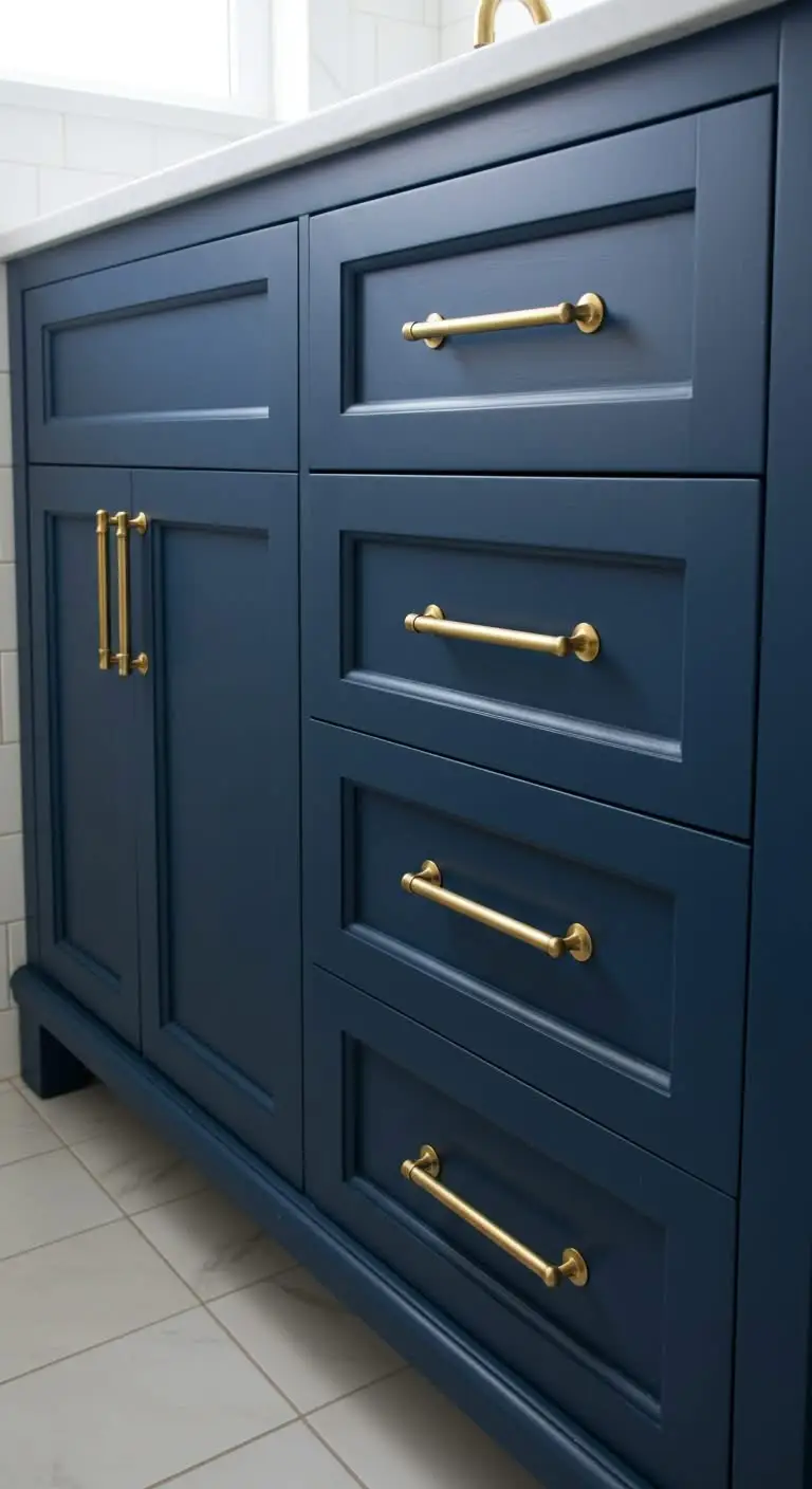 15 Genius IKEA Bathroom Vanity Hacks for a Budget Makeover 8 5. Custom Paint and Hardware