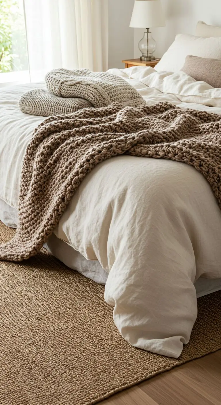 17 Japandi Bedroom Ideas for a Minimalist Zen Retreat 7 Layer Soft Textiles
