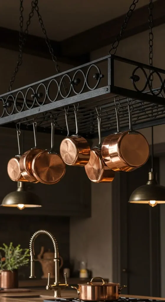 15 Spanish Mediterranean Kitchen Ideas for a Stylish Upgrade 7 Warm It Up with Wrought Iron Accents