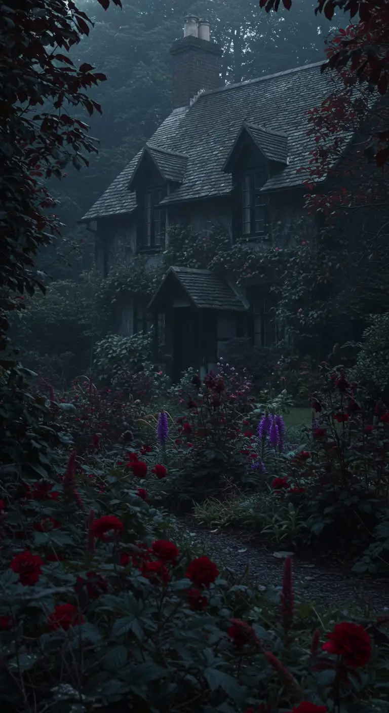 13 Moody Cottage Core Ideas for a Dark and Cozy Aesthetic 9 6. Amp Up the Drama with Botanicals