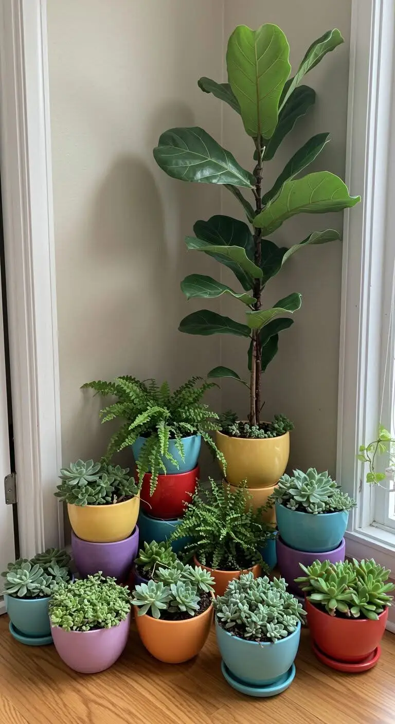 11 Vibrant Dopamine Decor Ideas to Boost Your Mood 8 6. Bring the Outdoors Inside