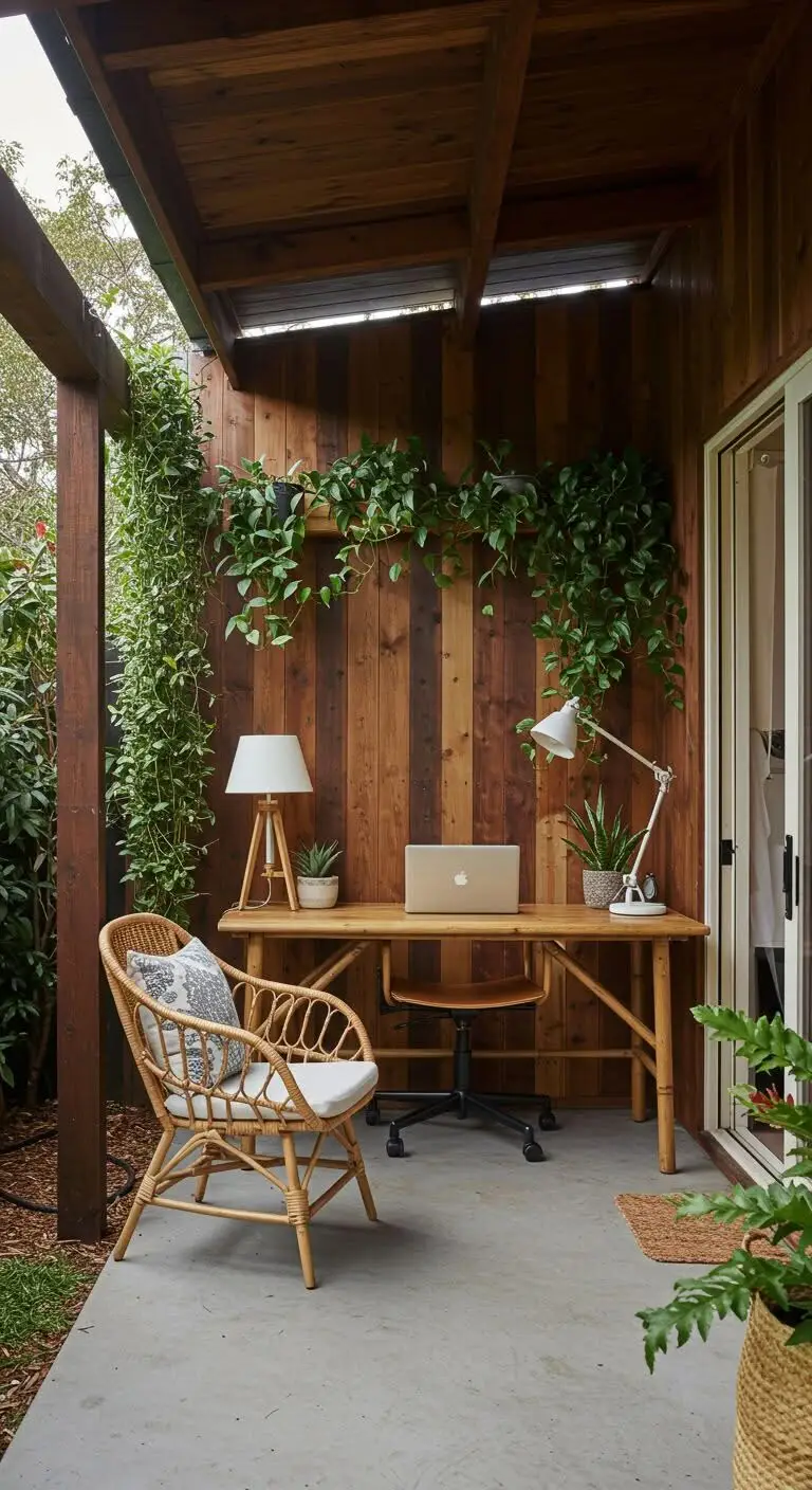 15 Creative Backyard Office Ideas for a Productive Space 8 6. Eco-Friendly Backyard Office