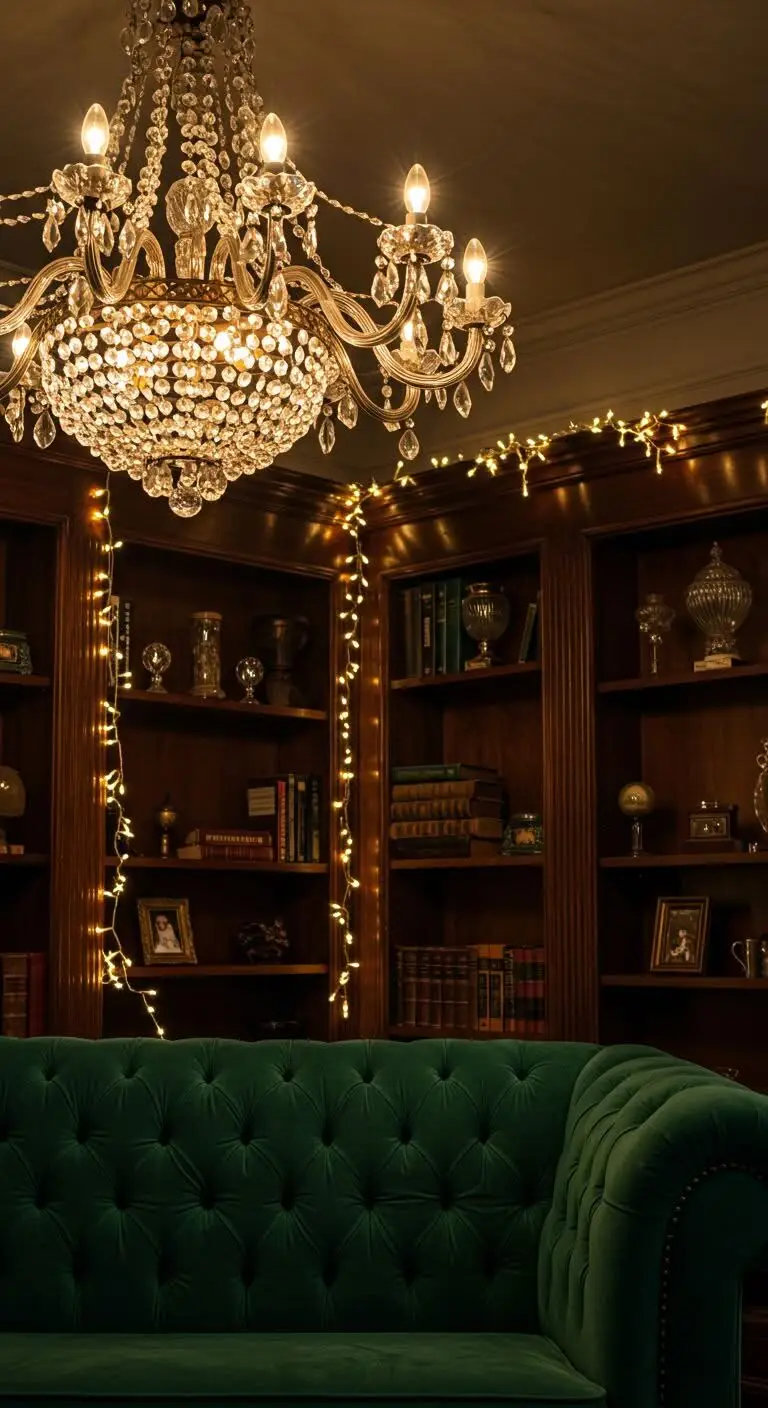 13 Charming Shabby Chic Living Room Ideas for a Cozy Space 7 6. Incorporate Cozy Lighting