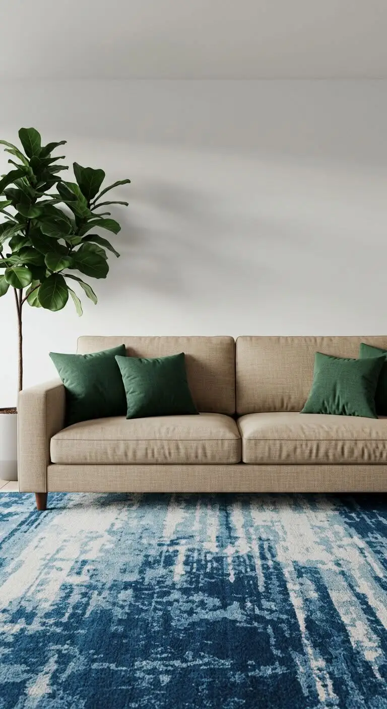 17 Chic Tan Sofa Living Room Ideas for a Neutral Look 8 6. Use Pops of Color to Add Personality