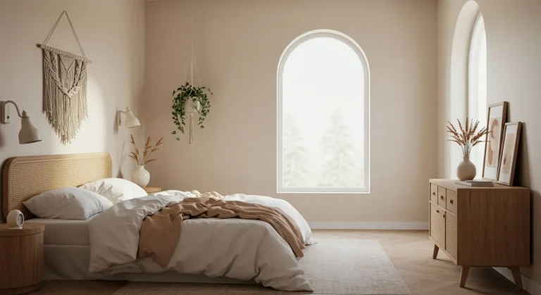 Boho Minimalism Bedroom – The Heart of Serenity