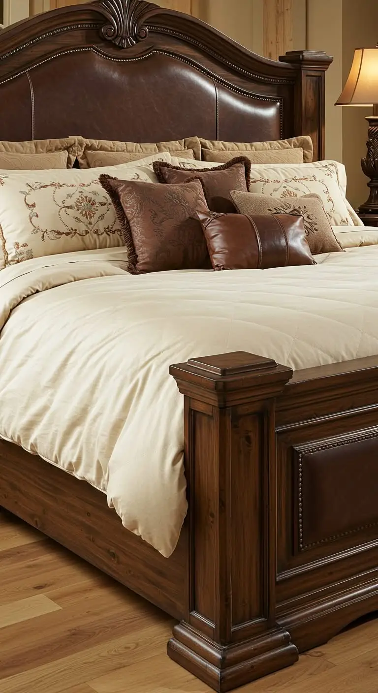 13 Western Bedding Ideas for a Cozy Cabin Feel 9 7. Don’t Forget the Bed Frame