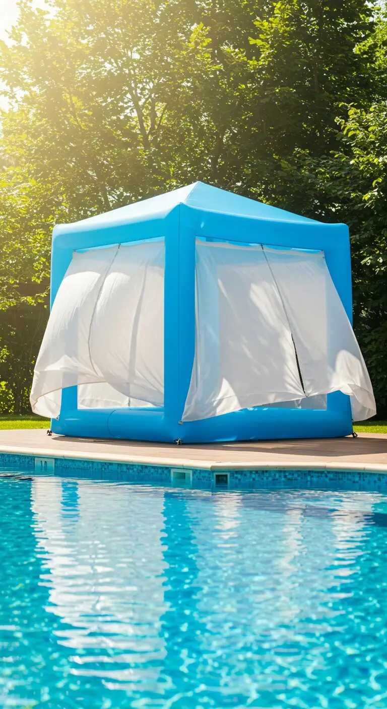 15 Creative Shade Ideas for Inflatable Pools to Stay Cool 9 7. Poolside Gazebos