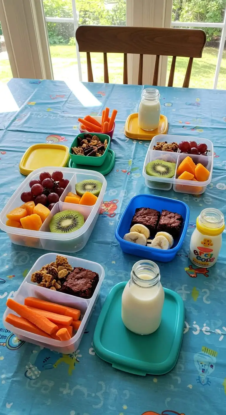 11 Easy and Healthy Homeschool Lunch Ideas 10 7. Sweet Yet Healthy Snack Packs