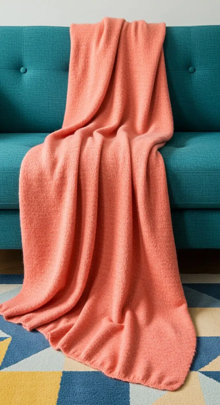 11 Vibrant Dopamine Decor Ideas to Boost Your Mood 9 7. Vibrant Rugs and Throws