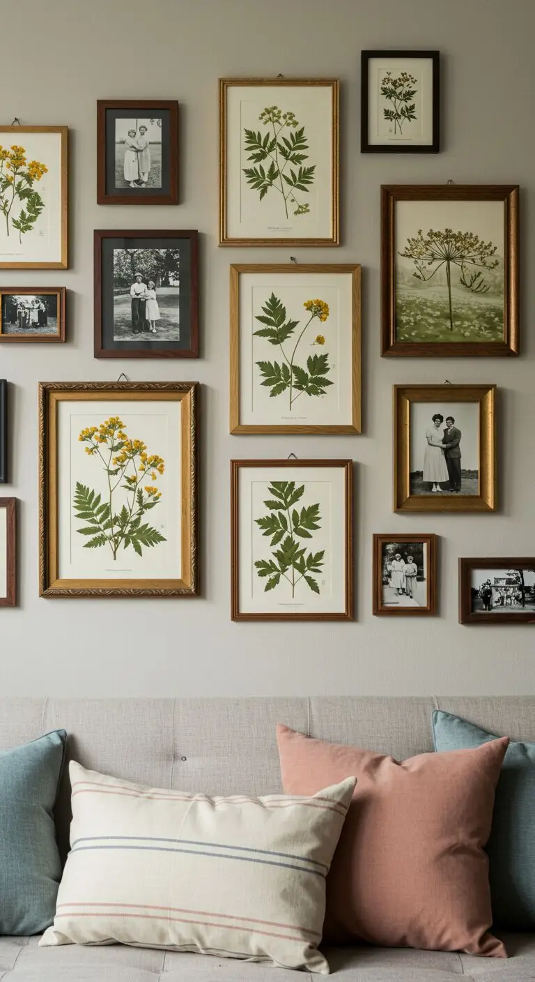 15 Cozy and Lovely Country Living Room Ideas 11 8. Create a Feature Wall