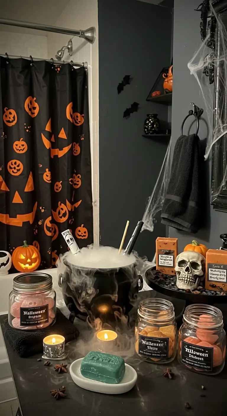 13 Spooky Halloween Bathroom Decor Ideas for a Festive Touch 11 8. Frightfully Fun Scents