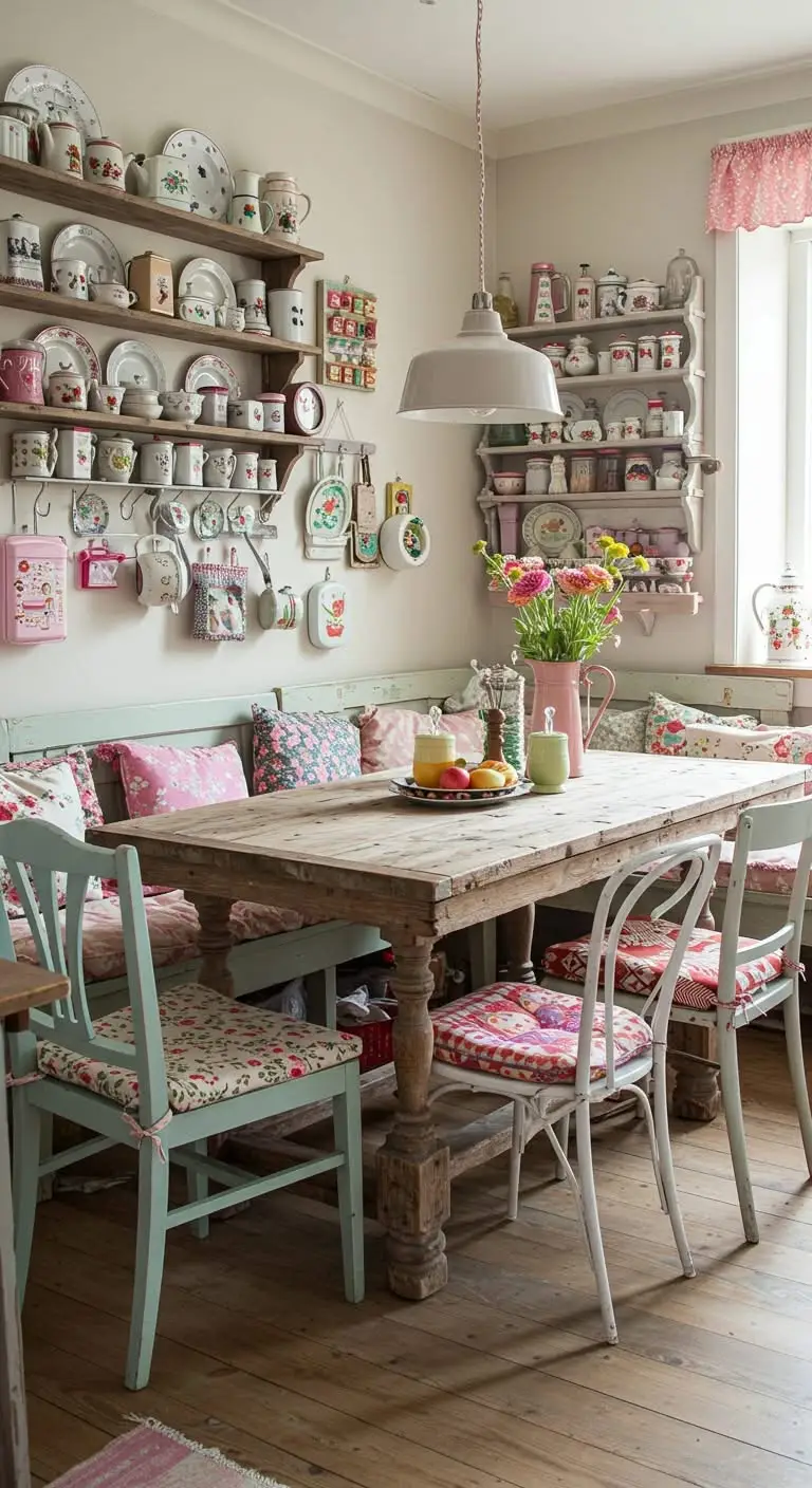 11 Eclectic Kitchen Decor Ideas for a Unique Space 10 8. Mix-And-Match Seating