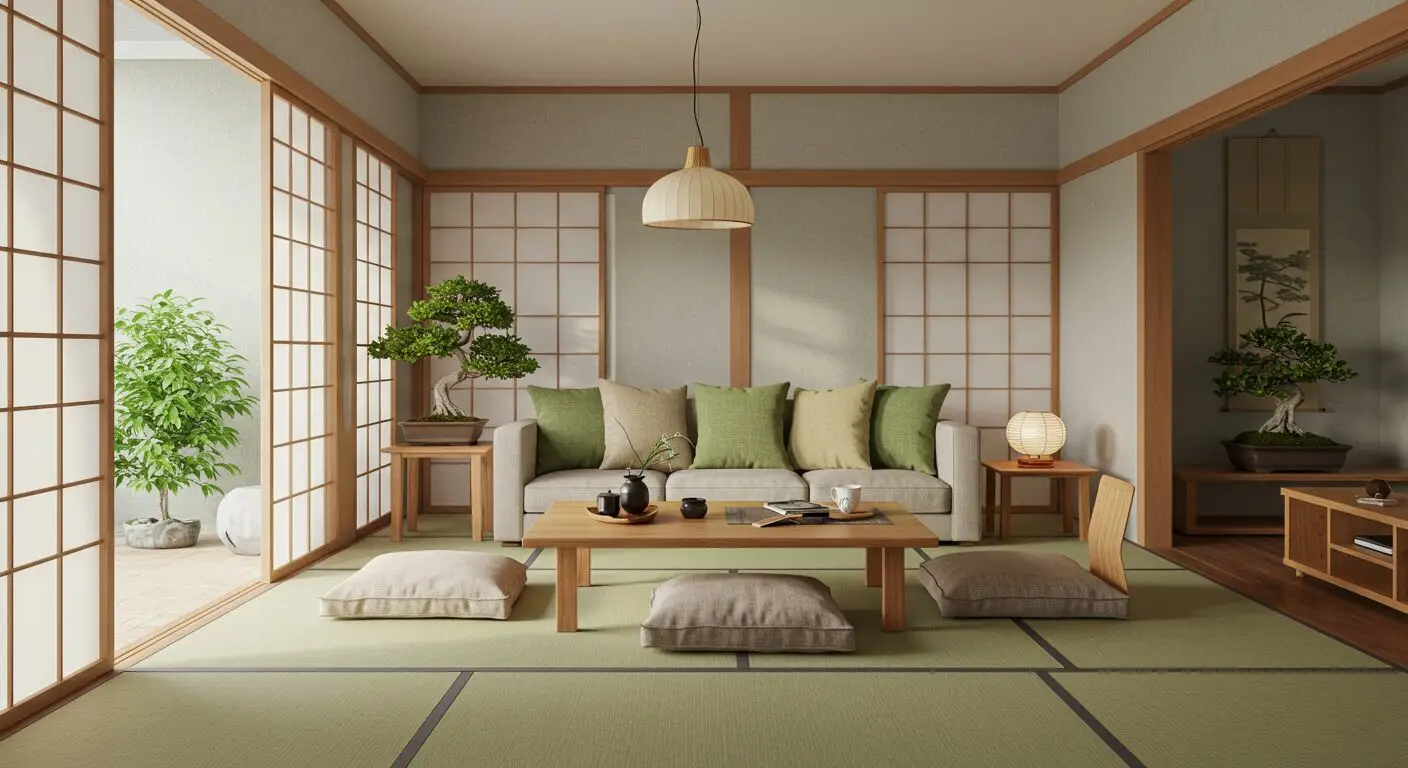 Japandi Living Room Designs