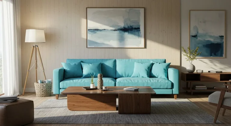 Blue Couch Living Room Ideas