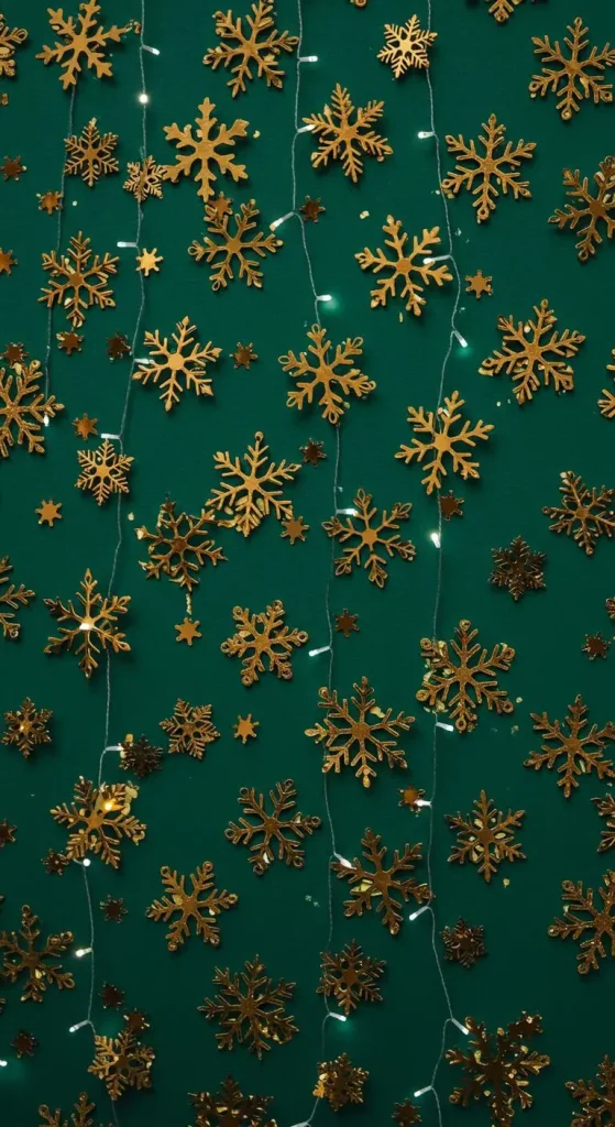 13 Creative Christmas Living Room Wall Decor Ideas 11 9. Bring Elegance With Metallic Accents