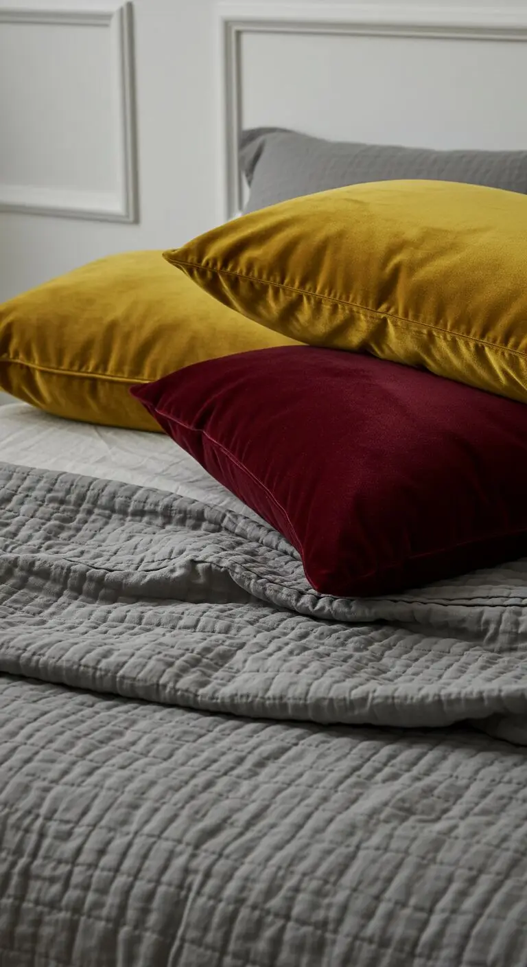 13 Cozy and Warm Bedroom Ideas for a Relaxing Space 11 9. Use Throw Pillows