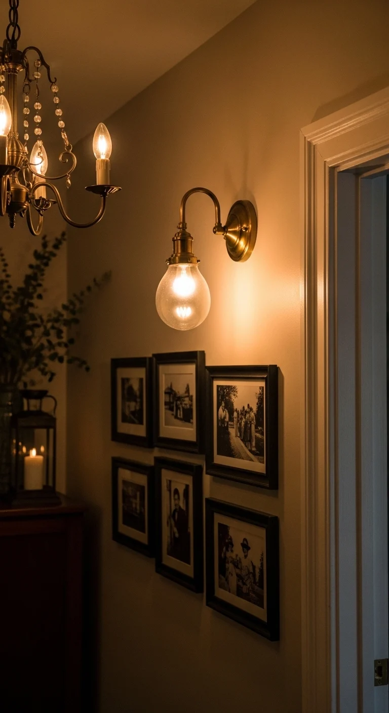 13 Moody Cottage Core Ideas for a Dark and Cozy Aesthetic 14 Add Vintage Lighting Fixtures