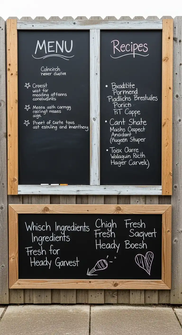 Chalkboard Menu Board