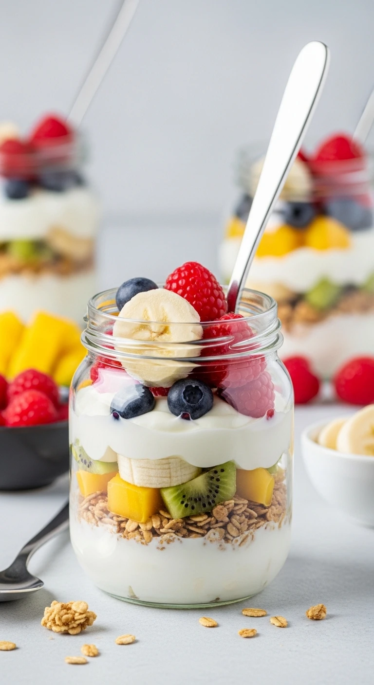 11 Easy and Healthy Homeschool Lunch Ideas 12 Creamy Yogurt and Fruit Parfait Homeschool Lunch