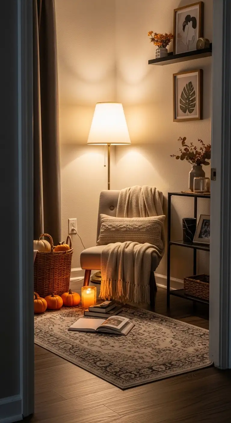 13 Ways to Create a Cozy Fall Sanctuary at Home 16 Create a Calm Evening Routine Space