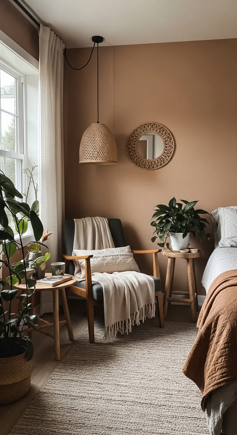 15 Beautiful Earthy Bedroom Decor Ideas for a Natural Look 17 Create a Nature-Inspired Corner to Complete Your Earthy Bedroom Decor
